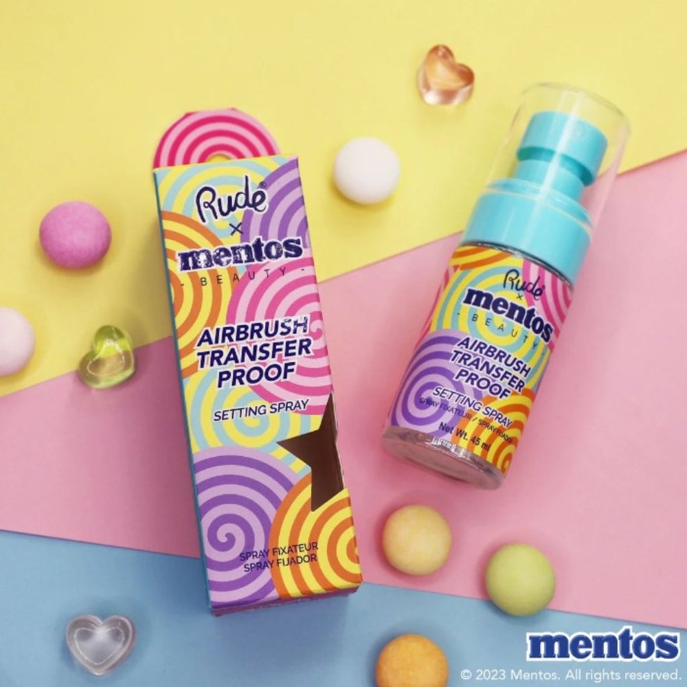 RUDE - Lip2159 : MENTOS AIRBRUSH TRANSFER PROOF SETTING SPRAY, 6 PCS